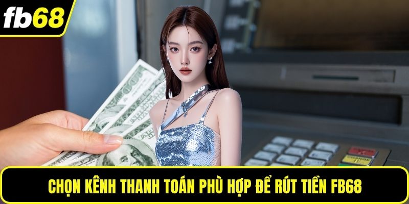 Chọn kênh thanh toán phù hợp để rút tiền FB68