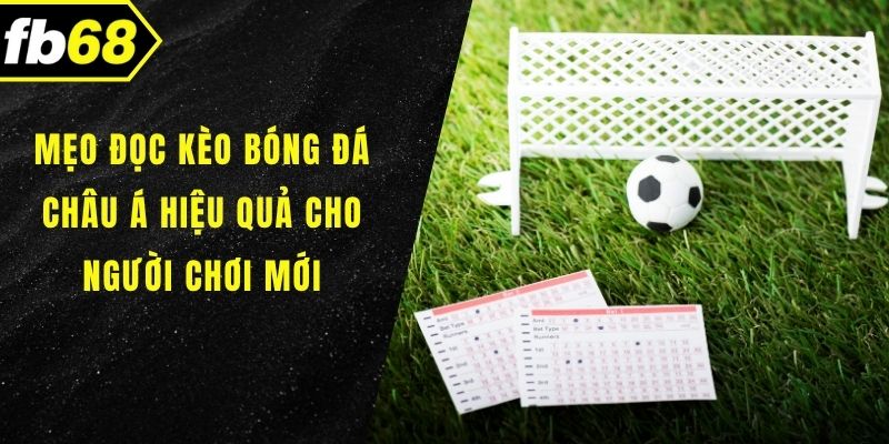Mẹo đọc kèo bóng đá châu Á